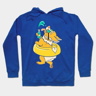 Corgi floaty Hoodie